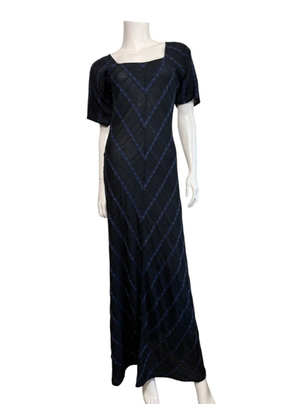 Ace & Jig Jaime Dress in Black/Blue Size XS